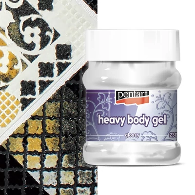 Pentart Gélpaszta, 230 ml - sűrű fényes átlátszó