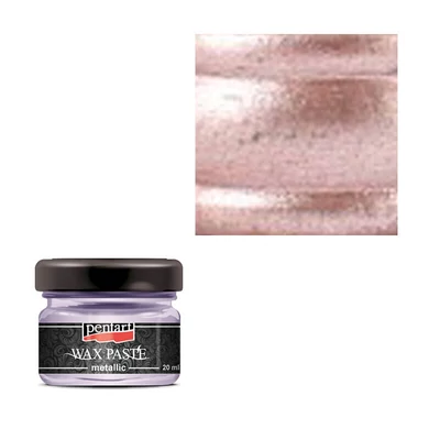 Pentart metál viaszpaszta, 20 ml - rózsaarany
