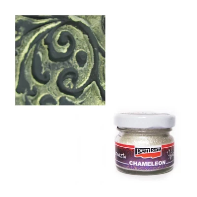 Pentart chameleon viaszpaszta, 20 ml - fehérarany