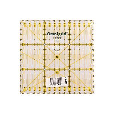 Patchwork vonalzó - 15x15 cm