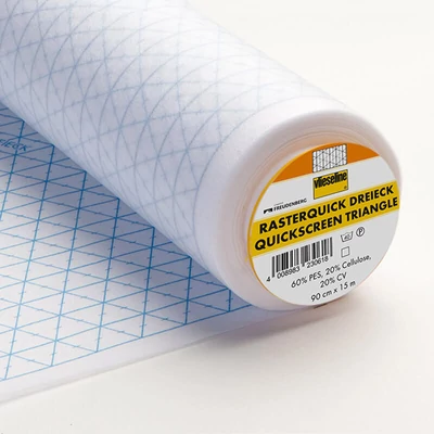 Vlieseline Rasterquick Dreieck 53256621 - papírra varrás, 90 cm széles