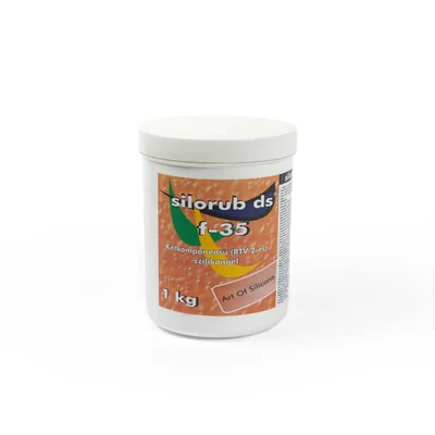 Kétkomponensű (RTV-2) szilikongumi formakészítéshez, Silorub DS - F-35, 1000 g