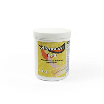 Kétkomponensű (RTV-2) szilikongumi formakészítéshez, Silorub DS - F-38, 1000 g