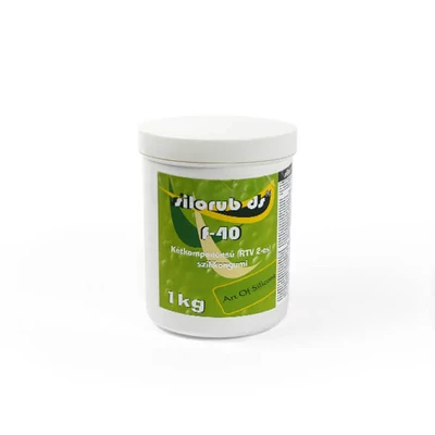 Kétkomponensű (RTV-2) szilikongumi formakészítéshez, Silorub DS - F-40, 1000 g