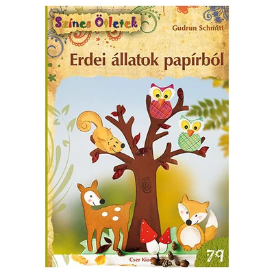 Színes ötletek 79. - Erdei állatok papírból