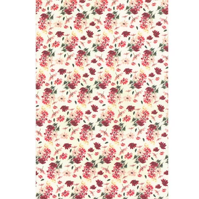 Tassotti decoupage papír - piros virágok