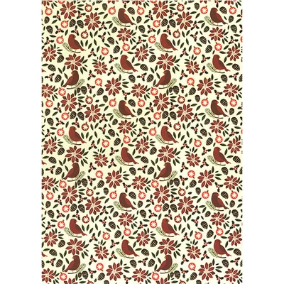 Tassotti decoupage papír - csicsergő karácsony