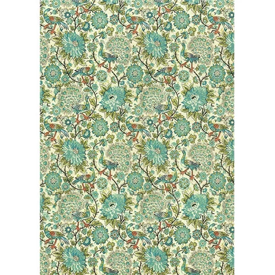 Tassotti decoupage papír - páva, türkiz