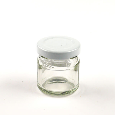 Üveg tégely kupakkal - 40 ml