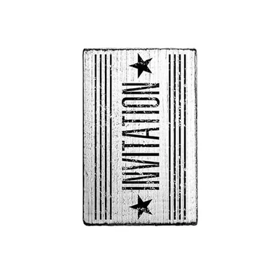Pecsételő, Woodies, Vintage, 4x6 cm - Invitation stars