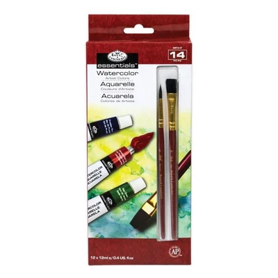 Royal &amp; Langnickel akvarell festőkészlet, 14 db-os, 12x12 ml