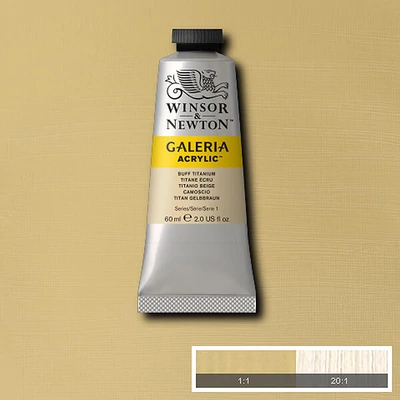 Winsor&amp;amp;Newton Galeria akrilfesték, 60 ml - 060, buff titanium