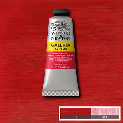 Winsor&amp;Newton Galeria akrilfesték, 60 ml - 095, cadmium red hue