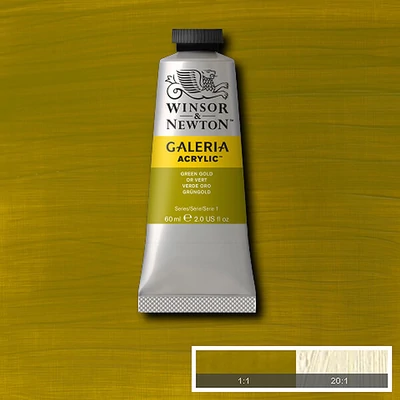 Winsor&amp;amp;Newton Galeria akrilfesték, 60 ml - 294, green gold