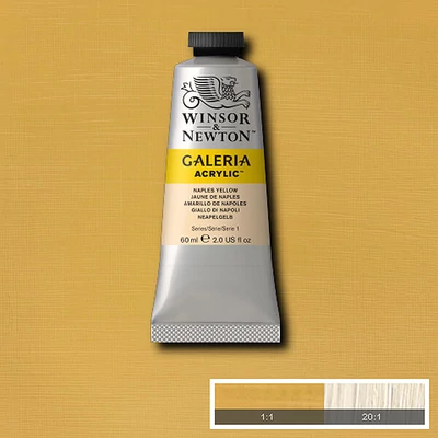 Winsor&amp;Newton Galeria akrilfesték, 60 ml - 422, naples yellow