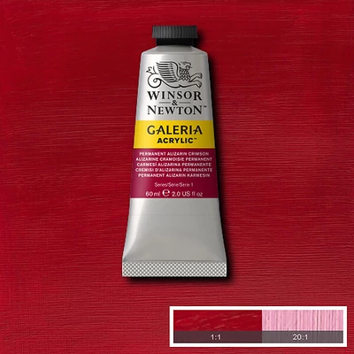 Winsor&amp;amp;Newton Galeria akrilfesték, 60 ml - 466, permanent alizarin crimson