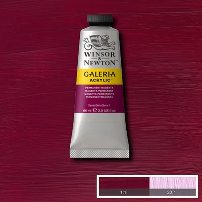 Winsor&amp;amp;Newton Galeria akrilfesték, 60 ml - 488, permanent magenta