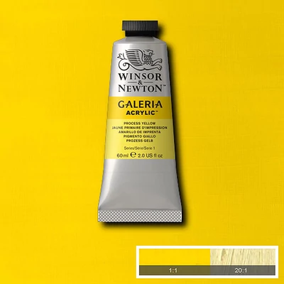 Winsor&amp;Newton Galeria akrilfesték, 60 ml - 537, process yellow