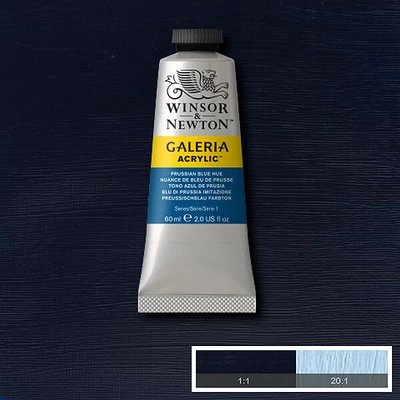 Winsor&amp;amp;Newton Galeria akrilfesték, 60 ml - 541, prussian blue hue