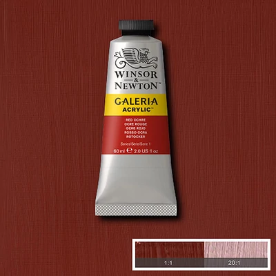 Winsor&amp;amp;Newton Galeria akrilfesték, 60 ml - 564, red ochre