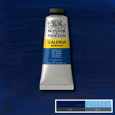 Winsor&amp;amp;Newton Galeria akrilfesték, 60 ml - 706, winsor blue
