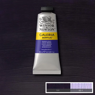 Winsor&amp;Newton Galeria akrilfesték, 60 ml - 728, winsor violet