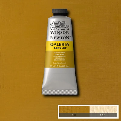 Winsor&amp;amp;Newton Galeria akrilfesték, 60 ml - 744, yellow ochre