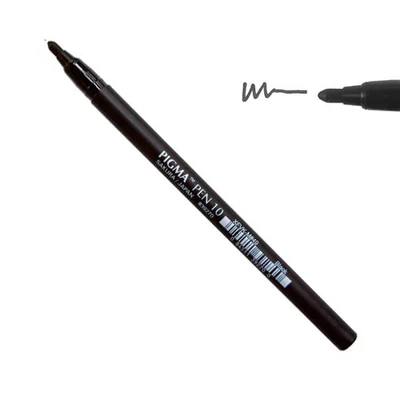 Sakura Pigma Pen filctoll, 10 (0,7 mm) - fekete