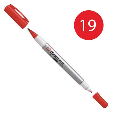 Sakura IDenti Pen kétvégű alkoholos filctoll - red