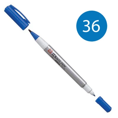 Sakura IDenti Pen kétvégű alkoholos filctoll - blue