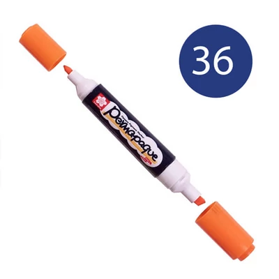 Sakura Permapaque Twinpoint kétvégű filctoll - 36, blue