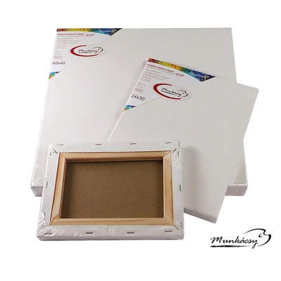 Munkácsy feszített festővászon, 4x4 cm, 30x30 cm