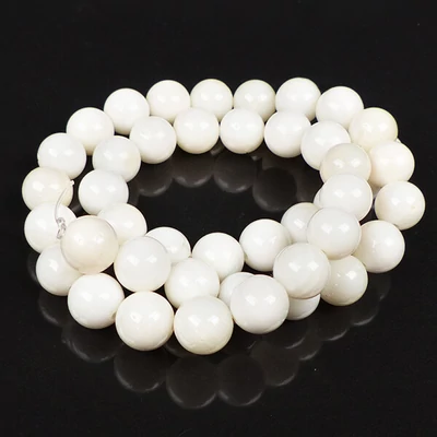 Ásványgyöngy - Gyöngyház, 8 mm, 1 szál