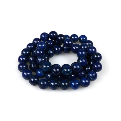 Ásványgyöngy - Lápisz lazuli, festett, 6 mm, 1 szál