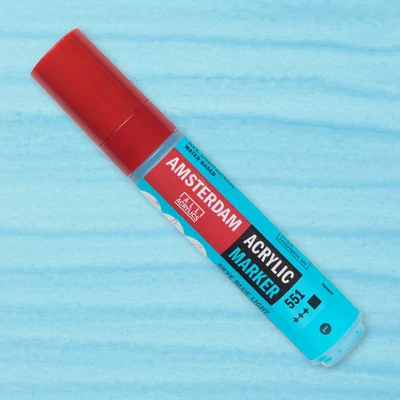 Talens Amsterdam akril filctoll, L - 551, sky blue light