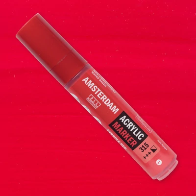 Talens Amsterdam akril filctoll, L - 315, pyrrole red