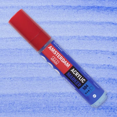 Talens Amsterdam akril filctoll, L - 504, ultramarine