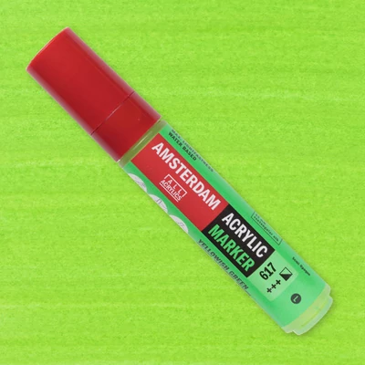 Talens Amsterdam akril filctoll, L - 617, yellowish green