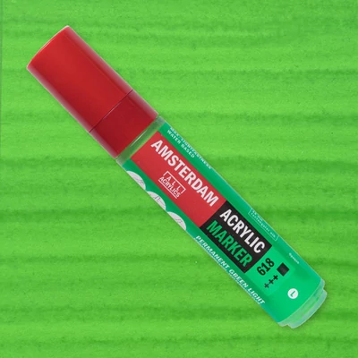 Talens Amsterdam akril filctoll, L - 618, permanent green light
