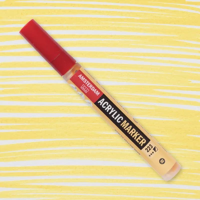 Talens Amsterdam akril filctoll, M - 223, Naples yellow deep