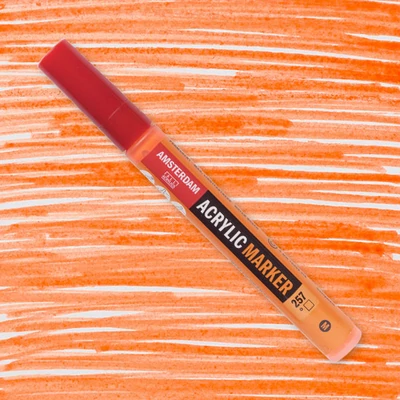 Talens Amsterdam akril filctoll, M - 257, reflex orange