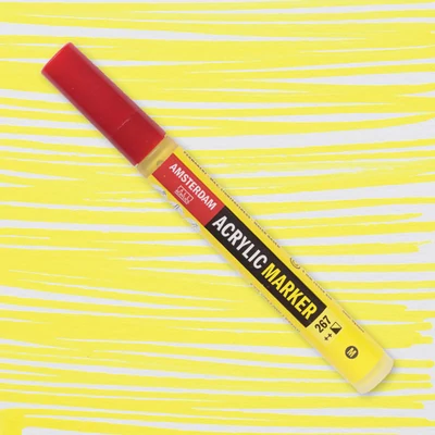 Talens Amsterdam akril filctoll, M, 267 - azo yellow lemon
