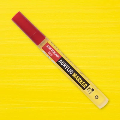 Talens Amsterdam akril filctoll, M - 275, primary yellow