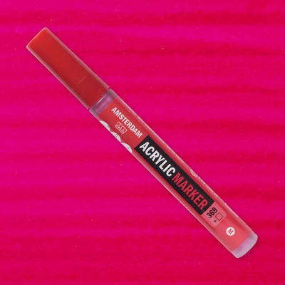 Talens Amsterdam akril filctoll, M - 369, primary magenta