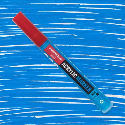 Talens Amsterdam akril filctoll, M - 564, brillant blue