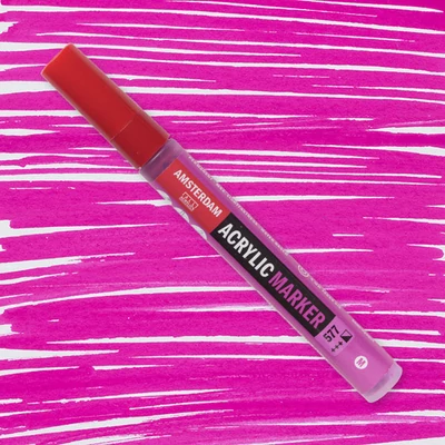 Talens Amsterdam akril filctoll, M - 577, p. red violet light