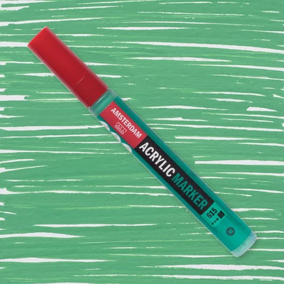 Talens Amsterdam akril filctoll, M - 615, emerald green