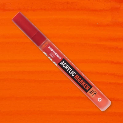 Talens Amsterdam akril filctoll, M - 311, vermilion