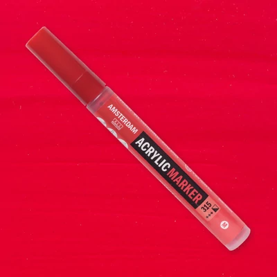 Talens Amsterdam akril filctoll, M - 315, pyrrole red