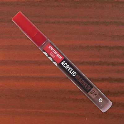 Talens Amsterdam akril filctoll, M - 411, burnt sienna